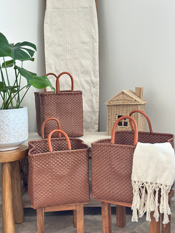 Handwoven casita baskets