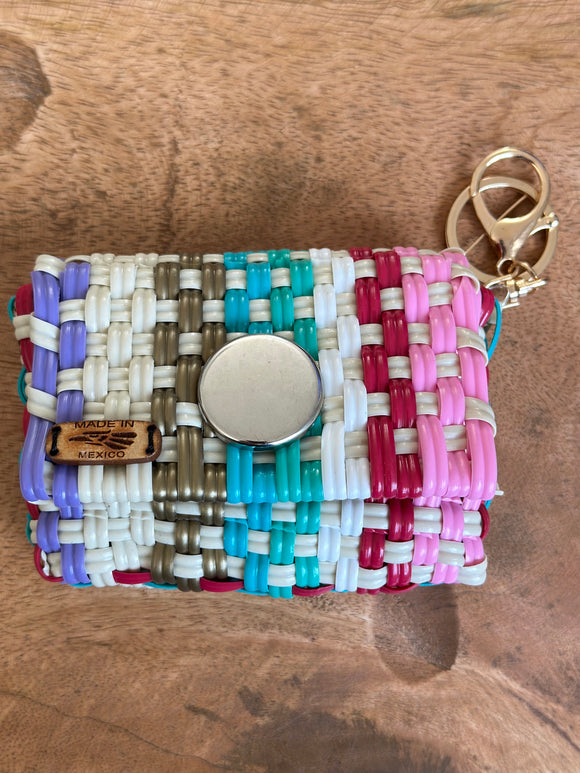 Handwoven coin bag