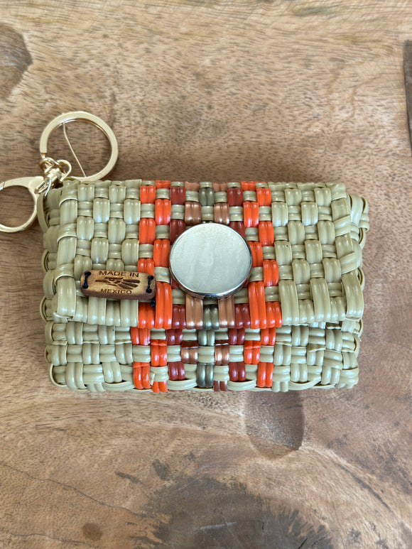 Handwoven coin bag
