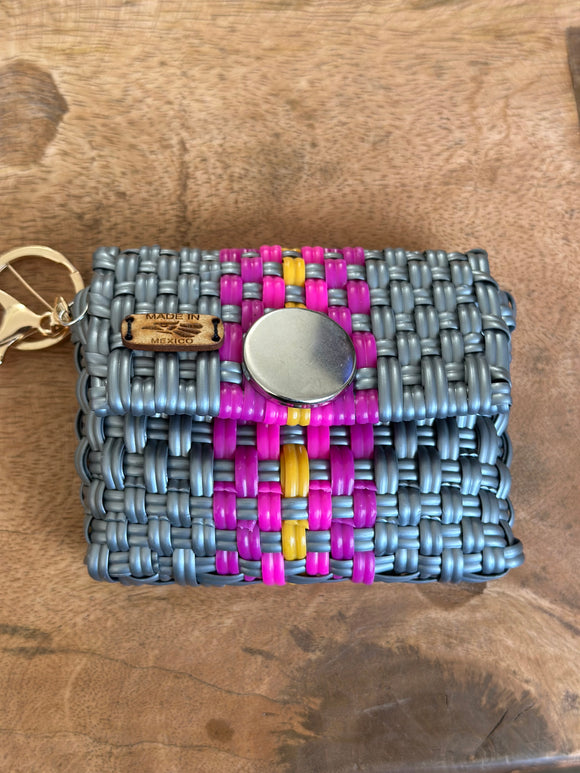 Handwoven coin bag