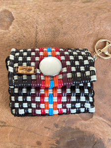 Handwoven coin bag